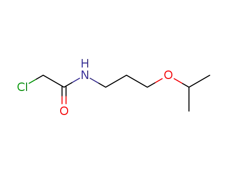 Molecular Structure of 10263-67-9 (2-CHLORO-N-(3-ISOPROPOXYPROPYL)ACETAMIDE)
