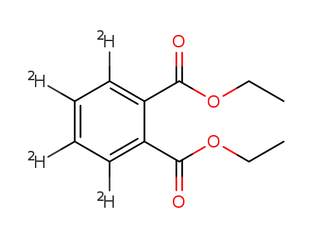 Molecular Structure of 93952-12-6 (DIETHYL PHTHALATE (RING-D4))