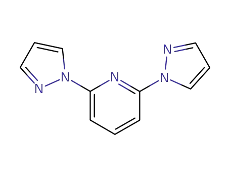 Molecular Structure of 123640-38-0 (2,6-Di(1-pyrazolyl)pyridine)