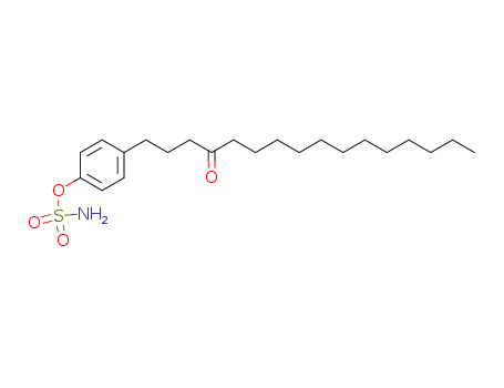 Molecular Structure of 194658-52-1 (Sulfamic acid, 4-(4-oxohexadecyl)phenyl ester)