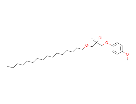 Molecular Structure of 156737-65-4 (2-Propanol, 1-(hexadecyloxy)-3-(4-methoxyphenoxy)-, (2R)-)