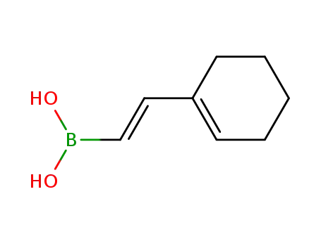 Molecular Structure of 138375-81-2 (Boronic acid, [2-(1-cyclohexen-1-yl)ethenyl]-, (E)-)