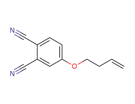 Molecular Structure of 876317-56-5 (1,2-Benzenedicarbonitrile, 4-(3-butenyloxy)-)