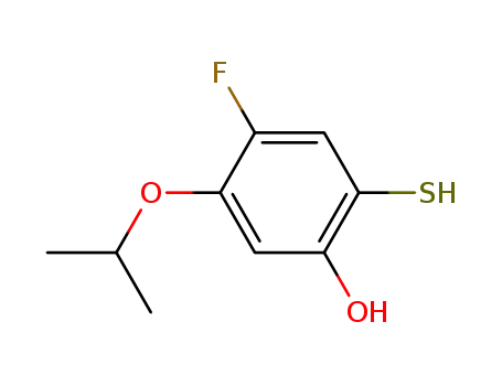 5-fluoro-2-hydroxy-4-isopropoxythiophenol