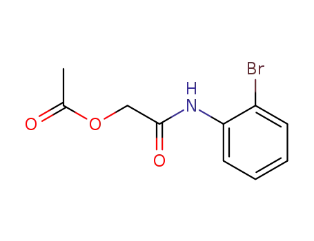 Molecular Structure of 901335-15-7 (acetic acid (2-bromo-phenylcarbamoyl)-methyl ester)