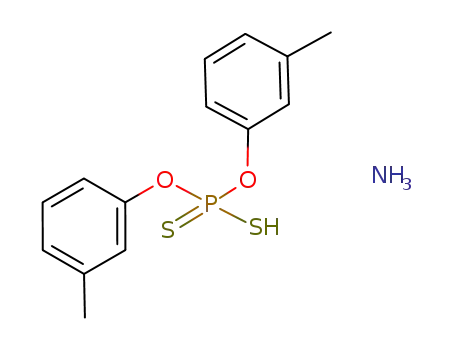 Molecular Structure of 40783-16-2 (AMMONIUMDI-META-CRESYLPHOSPHORODITHIOATE)