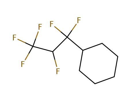 Molecular Structure of 53005-30-4 (Cyclohexane, (1,1,2,3,3,3-hexafluoropropyl)-)