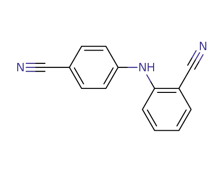 Molecular Structure of 117847-16-2 (2-[(4-cyanophenyl)amino]benzonitrile)