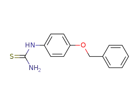 Molecular Structure of 65069-53-6 (1-(4-BENZYLOXYPHENYL)-2-THIOUREA)