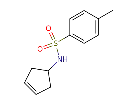 Molecular Structure of 216578-30-2 (Benzenesulfonamide, N-3-cyclopenten-1-yl-4-methyl- (9CI))