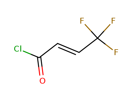 Molecular Structure of 115630-80-3 (2-Butenoyl chloride, 4,4,4-trifluoro-, (2E)-)