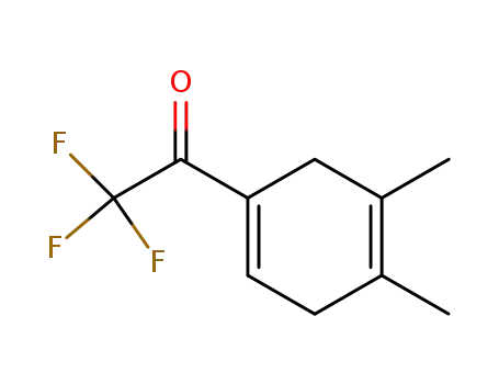 Molecular Structure of 329915-26-6 (Ethanone, 1-(4,5-dimethyl-1,4-cyclohexadien-1-yl)-2,2,2-trifluoro- (9CI))