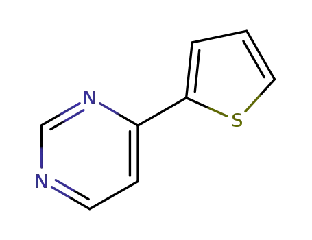 Molecular Structure of 19084-26-5 (Pyrimidine, 4-(2-thienyl)-)