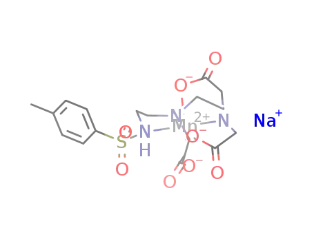 Molecular Structure of 1616588-24-9 (Na[Mn(N-tosyl-N',N,N-diethylenetriaminetriacetate)])