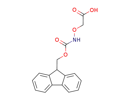 Molecular Structure of 123106-21-8 (FMOC-AMINOXYACETIC ACID)