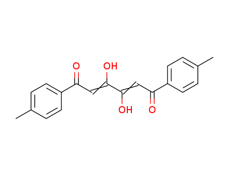 Molecular Structure of 198974-18-4 (2,4-Hexadiene-1,6-dione, 3,4-dihydroxy-1,6-bis(4-methylphenyl)-)