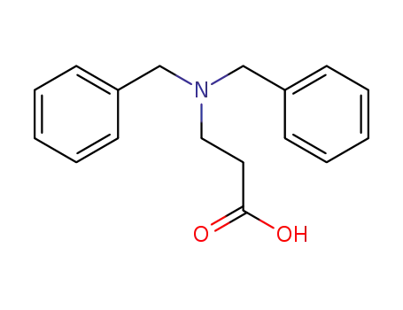 Molecular Structure of 19812-58-9 (b-Alanine, N,N-bis(phenylmethyl)-)