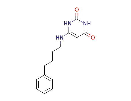 Molecular Structure of 28484-82-4 (6-[(4-phenylbutyl)amino]pyrimidine-2,4(1H,3H)-dione)