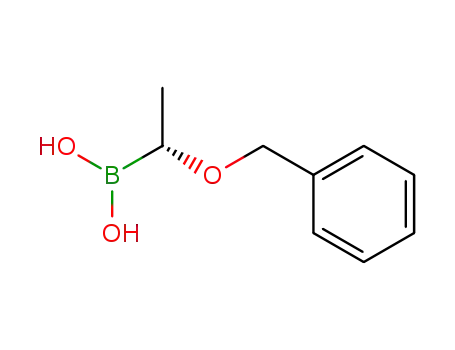 Molecular Structure of 181515-47-9 (Boronic acid, [(1R)-1-(phenylmethoxy)ethyl]-)