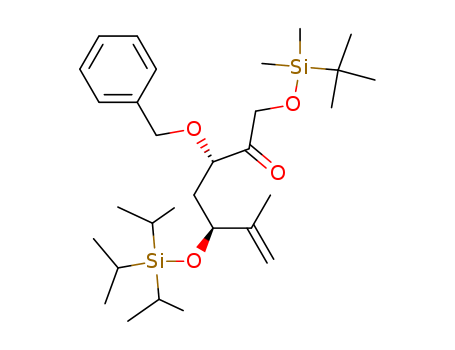 4,10-Dioxa-3,11-disilatridecan-6-one, 2,2,3,3,12-pentamethyl-9-(1-methylethenyl)-11,11-bis(1-methylethyl)-7-( phenylmethoxy)-, (7S,9S)-