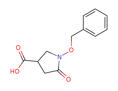 Molecular Structure of 99940-64-4 (3-Pyrrolidinecarboxylic acid, 5-oxo-1-(phenylmethoxy)-)