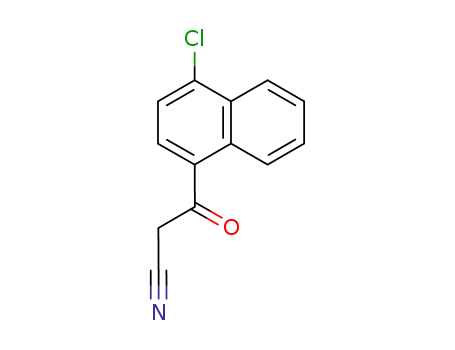 3-(4-CHLORO-1-NAPHTHYL)-3-OXOPROPANENITRILE