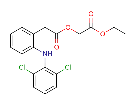 Molecular Structure of 139272-67-6 (Aceclofenac Ethyl Ester)