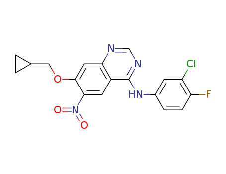 4-Quinazolinamine,
N-(3-chloro-4-fluorophenyl)-7-(cyclopropylmethoxy)-6-nitro-