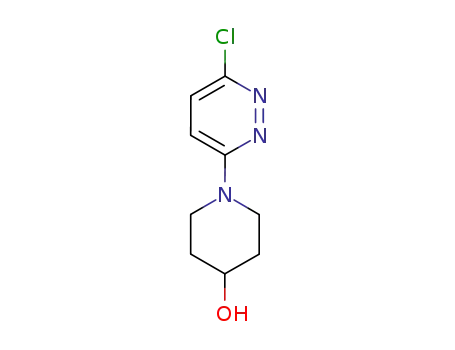 Molecular Structure of 89937-26-8 (1-(6-Chloro-3-pyridazinyl)-4-piperidinol)