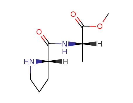 Molecular Structure of 81110-51-2 (L-Alanine, N-L-prolyl-, methyl ester)