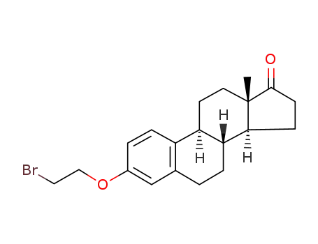 Molecular Structure of 191155-58-5 (3-(2’-bromoethoxy)estra-1,3,5(10)-trien-17-one)