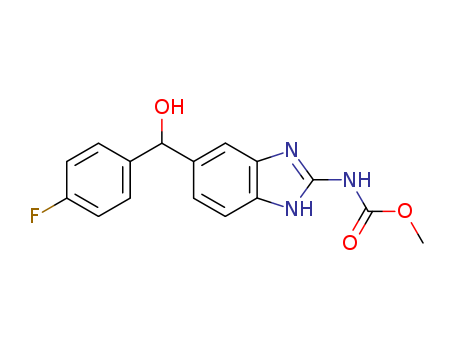 82050-12-2,UMF 060,Hydroxy Flubendazole;N-[6-[(4-Fluorophenyl)hydroxymethyl]-1H-benzimidazol-2-yl]carbamic Acid Methyl Ester;methyl [5-[(4-fluorophenyl)hydroxymethyl]-1H-benzimidazol-2-yl]carbamate;Reduced-flubendazole;UMF 060;[5-[(4-Fluorophenyl)hydroxymethyl]-1H-benzimidazol-2-yl]carbamic Acid Methyl Ester;