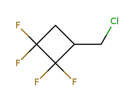 Molecular Structure of 356-80-9 (1-CHLOROMETHYL-2,2,3,3-TETRAFLUOROCYCLOBUTANE)