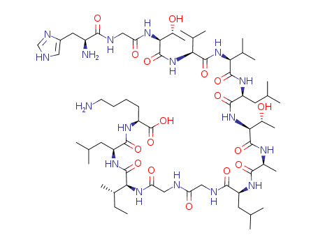 L-Lysine, L-histidylglycyl-L-threonyl-L-valyl-L-valyl-L-leucyl-L-threonyl-L-alanyl-L-leucyl glycylglycyl-L-isoleucyl-L-leucyl-