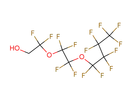 Molecular Structure of 152914-73-3 (1H,1H-PERFLUORO-3,6-DIOXADECAN-1-OL)