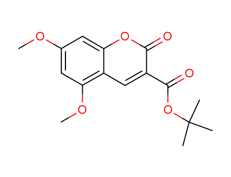 Molecular Structure of 856438-65-8 (tert-butyl 5,7-dimethoxycoumarin-3-carboxylate)
