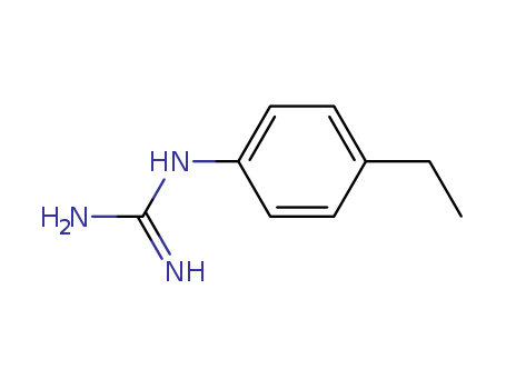 Molecular Structure of 111299-89-9 (Guanidine, (4-ethylphenyl)-)