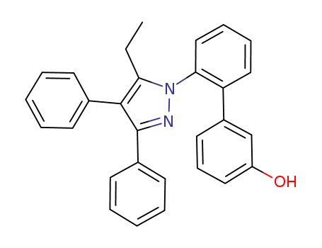 3-[2-(5-ethyl-3,4-diphenylpyrazol-1-yl)phenyl]phenol