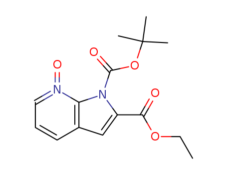 1H-Pyrrolo[2,3-b]pyridine-1,2-dicarboxylic acid, 1-(1,1-dimethylethyl) 2-ethyl ester, 7-oxide