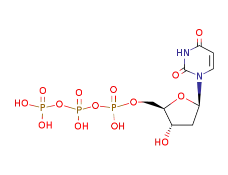 Molecular Structure of 1173-82-6 (2'-Deoxyuridine-5'-triphosphoric acid  = dUTP)