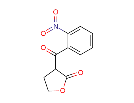 Molecular Structure of 52459-80-0 (2(3H)-Furanone, dihydro-3-(2-nitrobenzoyl)-)