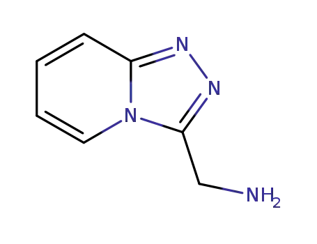 Molecular Structure of 91981-59-8 (1-[1,2,4]TRIAZOLO[4,3-A]PYRIDIN-3-YLMETHANAMINE)