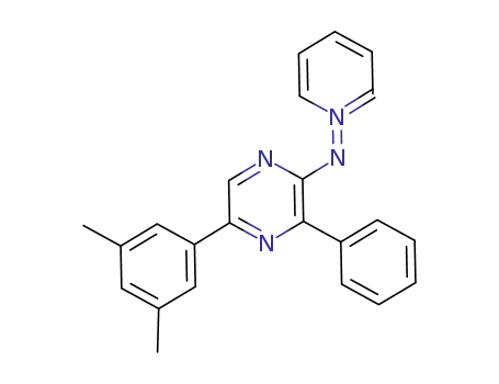 Molecular Structure of 1011793-95-5 (N-[5-(3,5-dimethylphenyl)-3-phenylpyrazin-2-yl]pyridinium aminide)