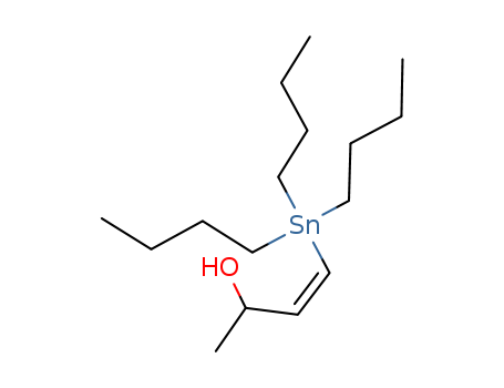 Molecular Structure of 107352-74-9 (3-Buten-2-ol, 4-(tributylstannyl)-, (3E)-)