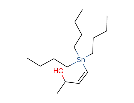 Molecular Structure of 107352-74-9 (3-Buten-2-ol, 4-(tributylstannyl)-, (3E)-)