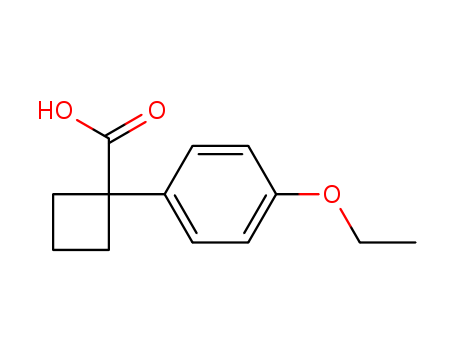 Cyclobutanecarboxylic acid, 1-(4-ethoxyphenyl)-