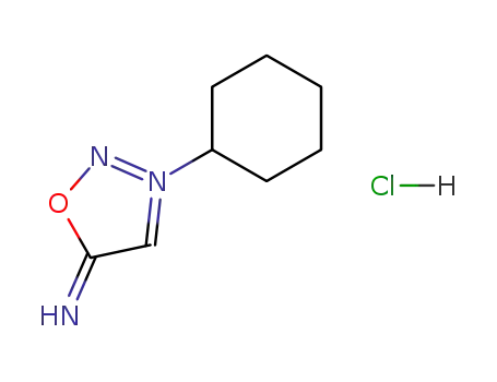 Molecular Structure of 29396-39-2 (5-amino-3-cyclohexyl-1,2,3-oxadiazol-3-ium chloride)