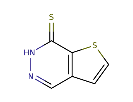 Molecular Structure of 19111-68-3 (Thieno[2,3-d]pyridazine-7(6H)-thione)