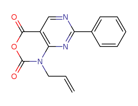 Molecular Structure of 76360-66-2 (1-Allyl-7-phenyl-1H-pyrimido[4,5-d][1,3]oxazine-2,4-dione)