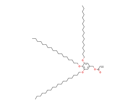 Molecular Structure of 1019639-01-0 (3,4,5-tris(octadecyloxy)benzyl acrylate)